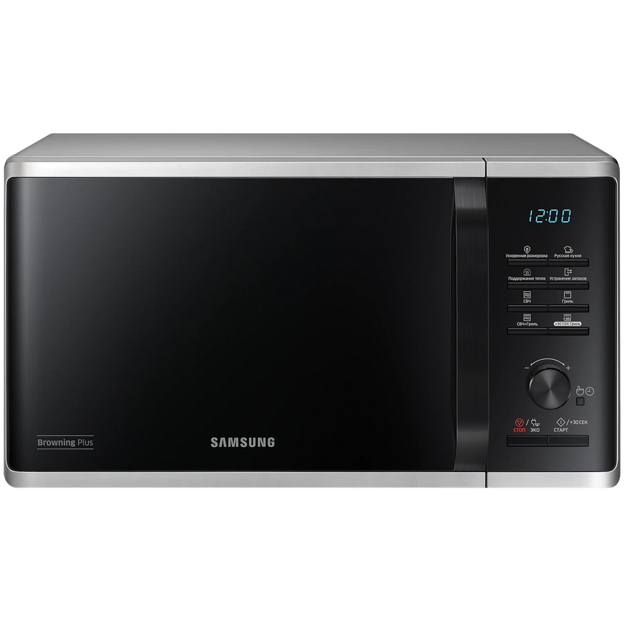 Микроволновая печь Samsung MG23K3515AS/BW серебристый/черный