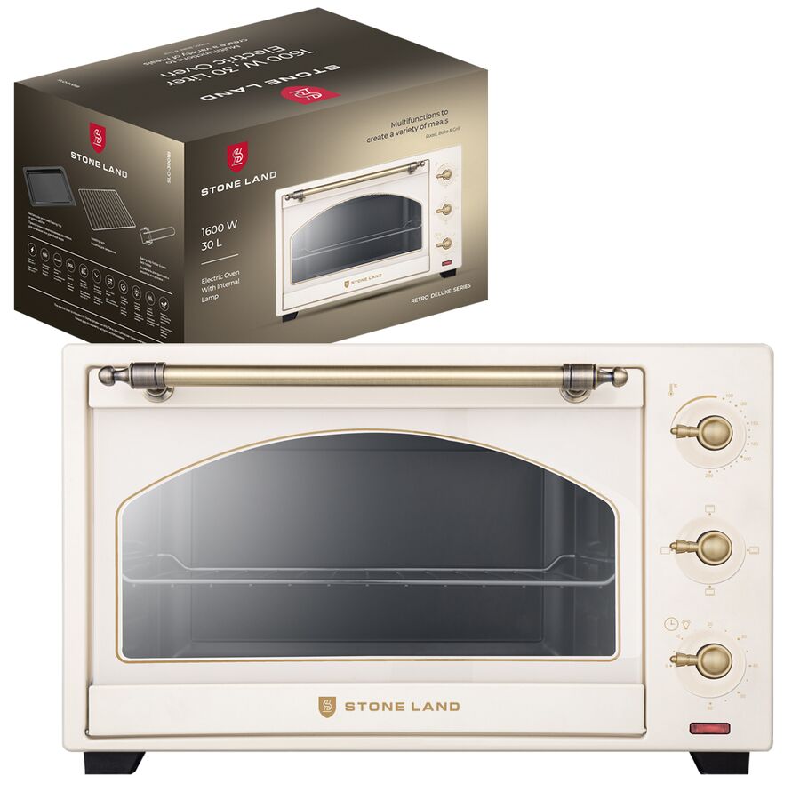Печь электрическая Stone Land SLO-3001C (30 л, 1600 Вт, )