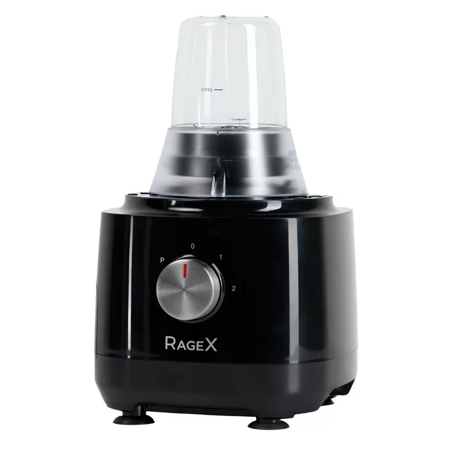 Кухонный комбайн RageX R103-000 12 в 1 RAGEX R103, 1.2л, 1000Вт, черный