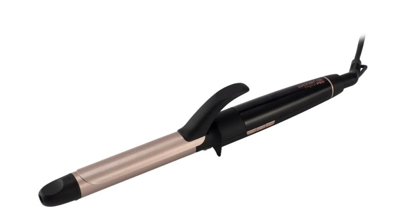 Щипцы Polaris PHS 2533KT Digital Pro черный/розовое золото