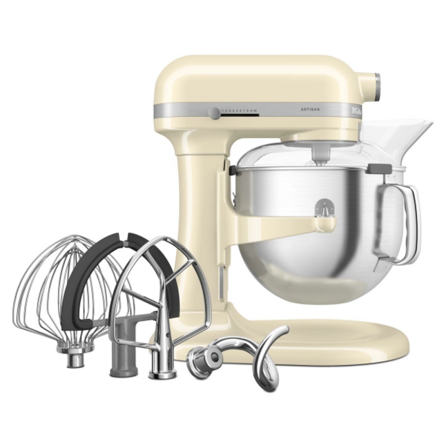Миксер KitchenAid 5KSM70SHXEAC Artisan с подъемной чашей 6.7л кремовый
