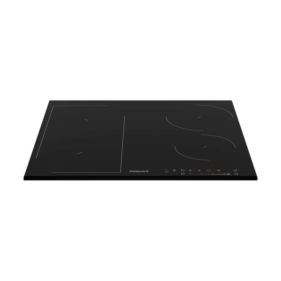 Варочная поверхность HOTPOINT HS 3560B BF конфорок 4шт, стеклокерамика, независимая, черный