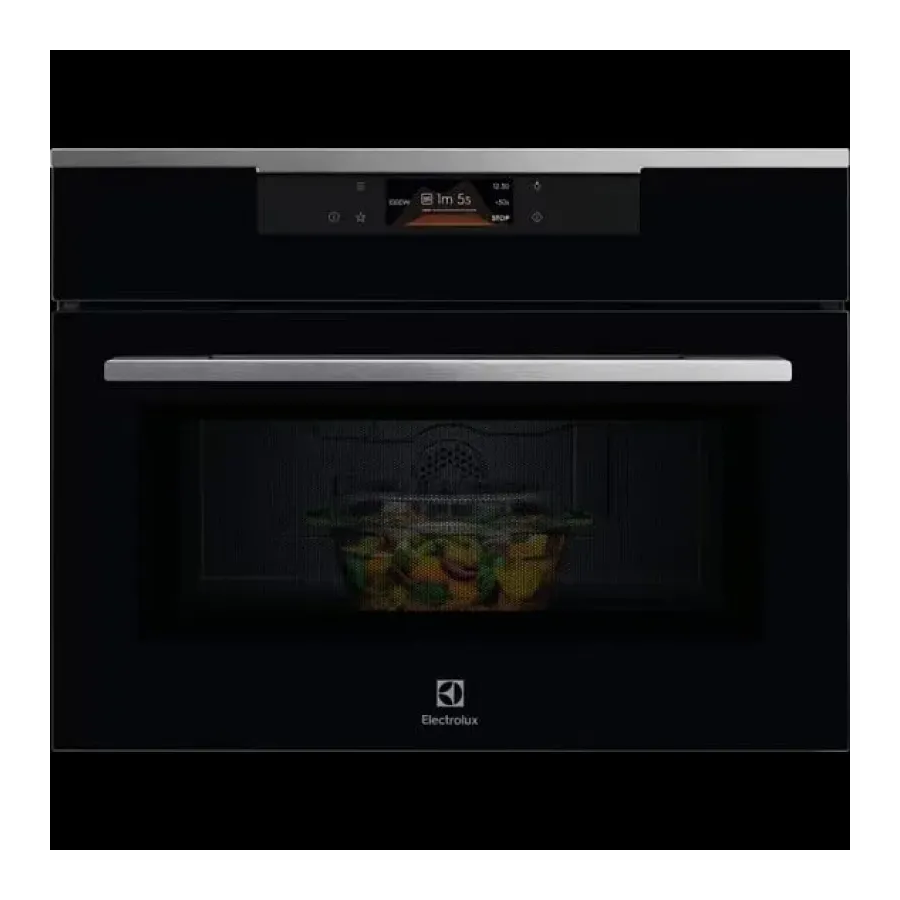 Встраиваемая микроволновая печь ELECTROLUX KVMBE09X СВЧ 455x595x567мм, мощность 1000Вт, гриль 1200Вт, 42 литра