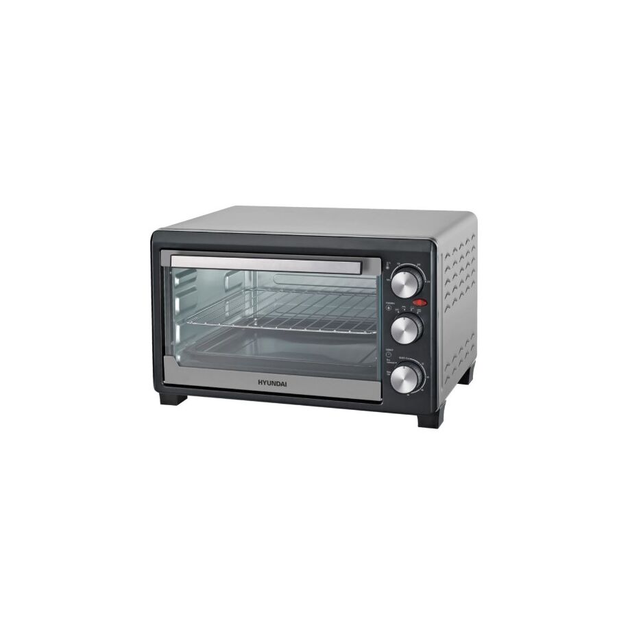 Мини-печь Hyundai MIO-HY072 23л. 1500Вт серебристый/черный