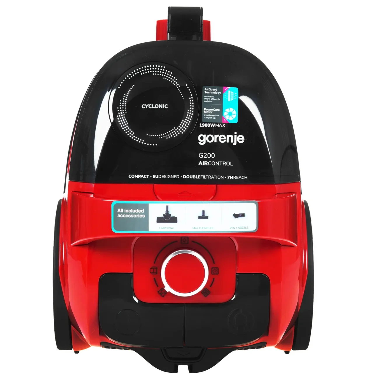 Пылесос GORENJE VC1901G2ACR Red