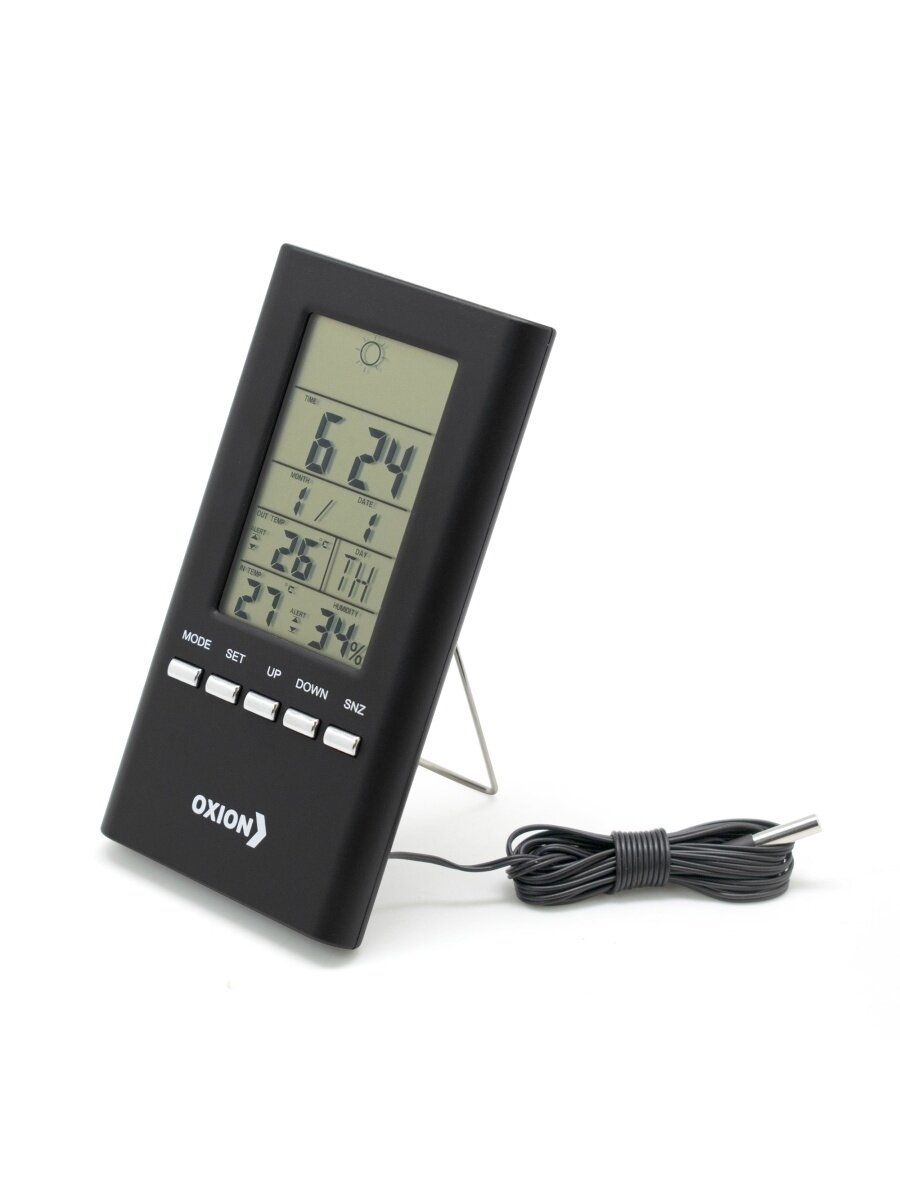 Метеостанция OXION OTM333, Черный