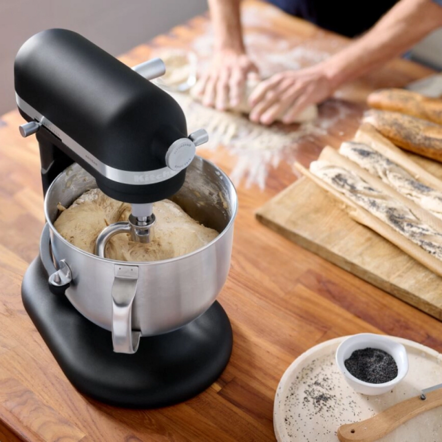 Миксер KitchenAid Artisan 5KSM70SHXEBM черный матовый 6.6 л
