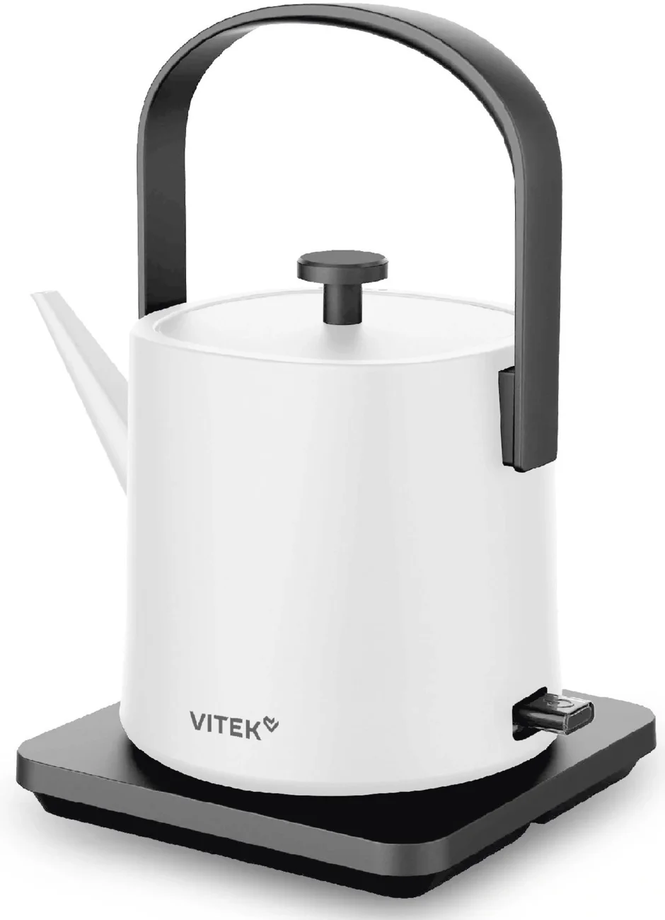 Электрочайник Vitek VT-WK1001 белый/черный