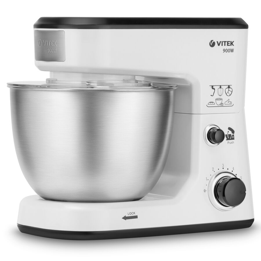 Кухонная машина Vitek VT-1438 белый/серебро