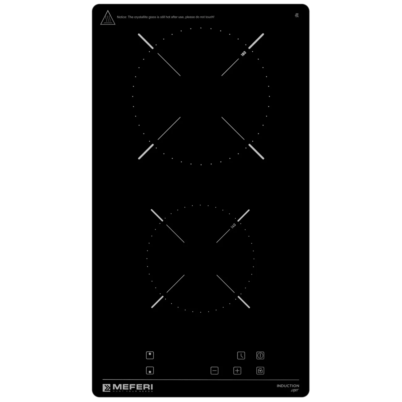 Варочная поверхность Meferi MIH302BK Light