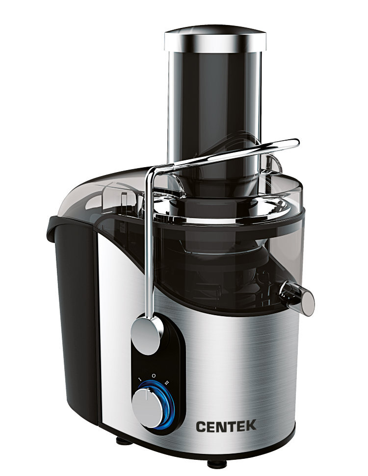 Соковыжималка Centek CT-1212 (черный, сталь)