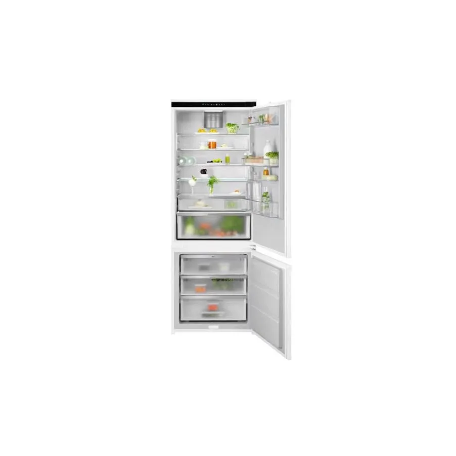 Встраиваемый холодильник ELECTROLUX ENP7TD75S комбинированный No Frost, 1884x696x549, сенсорное управление с символьным дисплеем