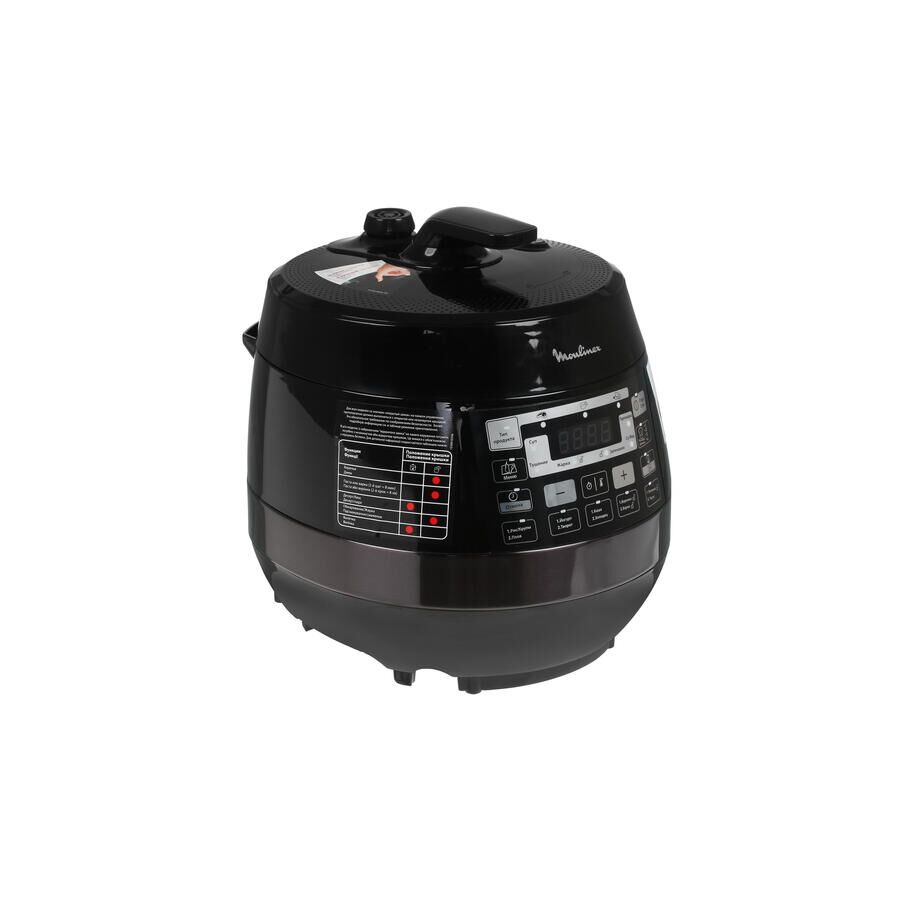 Мультиварка-скороварка Moulinex Quickchef CE430832 5л 1000Вт черный