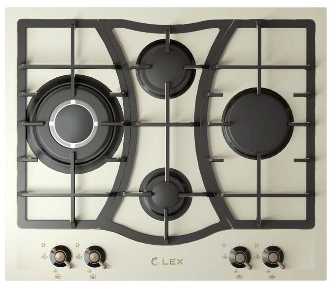 Варочная поверхность Lex GVE 643C IV слоновая кость
