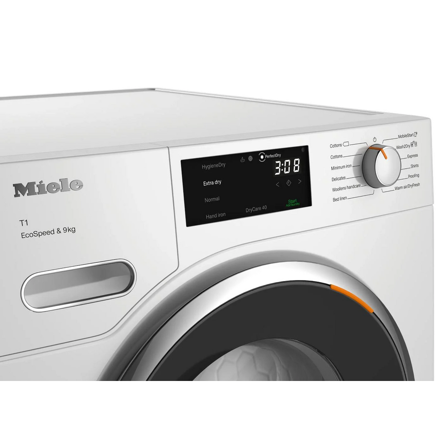 Сушильная машина Miele TWH 780 WP EcoSpeed 9kg Lotus White белый лотос