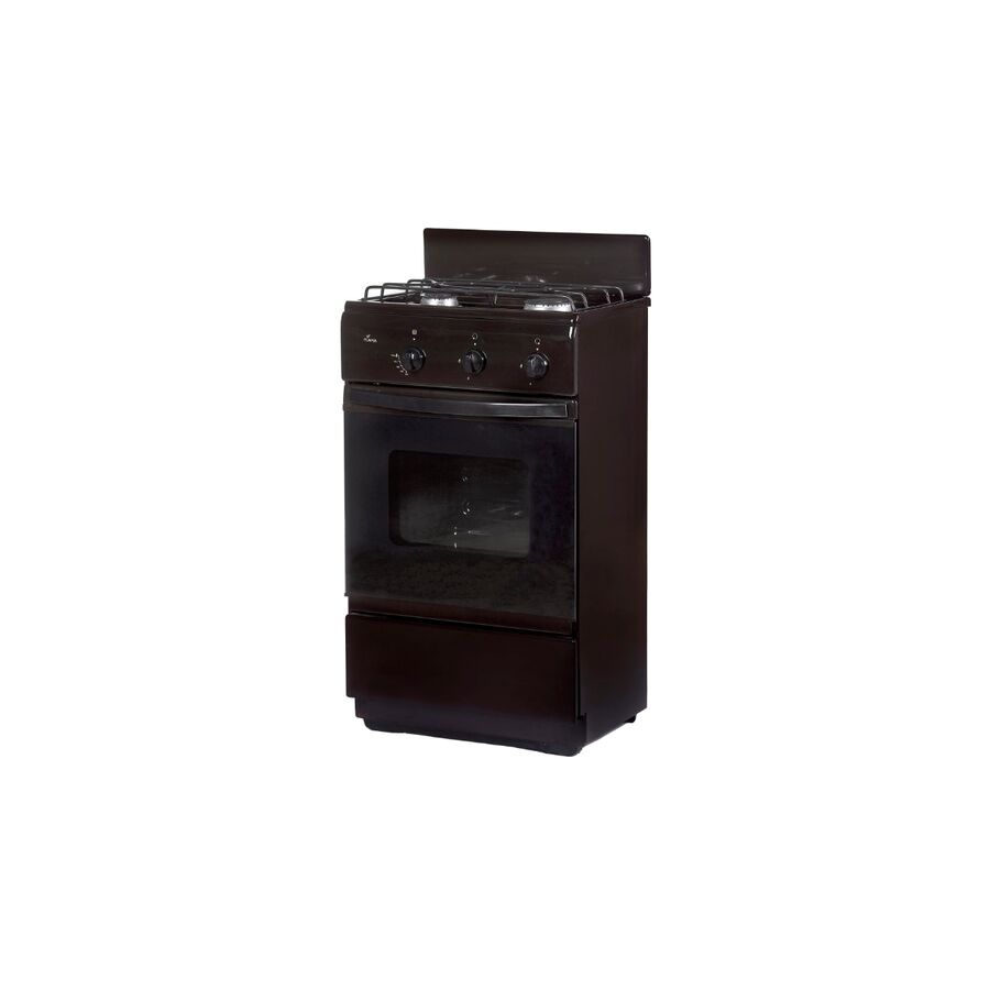 Плита Газовая Flama CG 3202 B коричневый, 85x50x35см, 2 конфорки, объем духовки 30 л