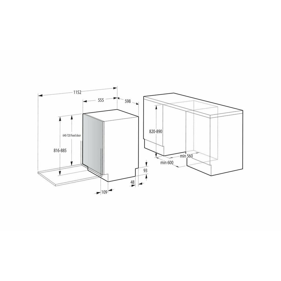 Встраиваемая посудомоечная машина GORENJE GV642D90