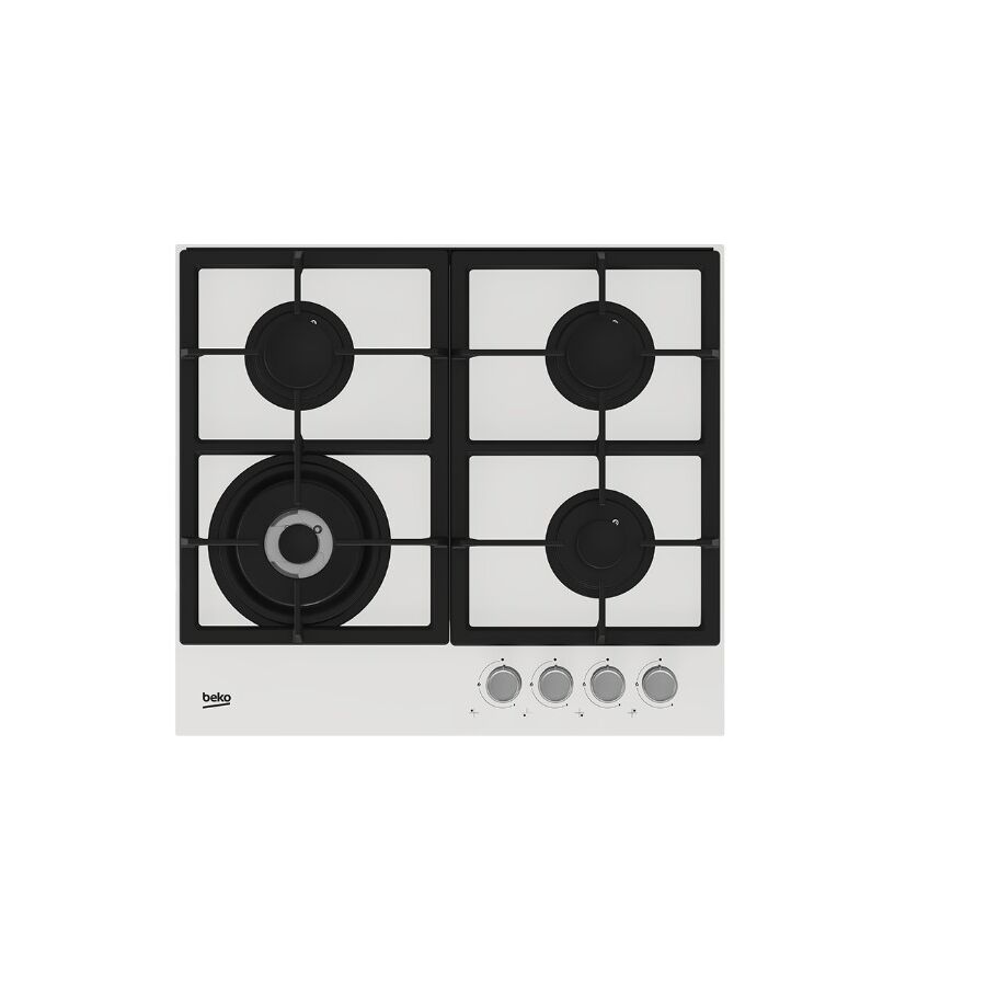 УЦ Газовая варочная панель Beko HILW 64225 SW (плохая упаковка, бу, нет документации, замена газконтроля на правой верхней конфорке)