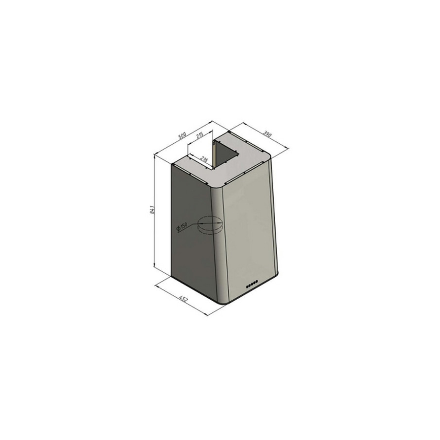 Вытяжка ELIKOR КВ Mix 50Н-650-Э3Д Retail Kitchen (951324) Better, нерж/срб