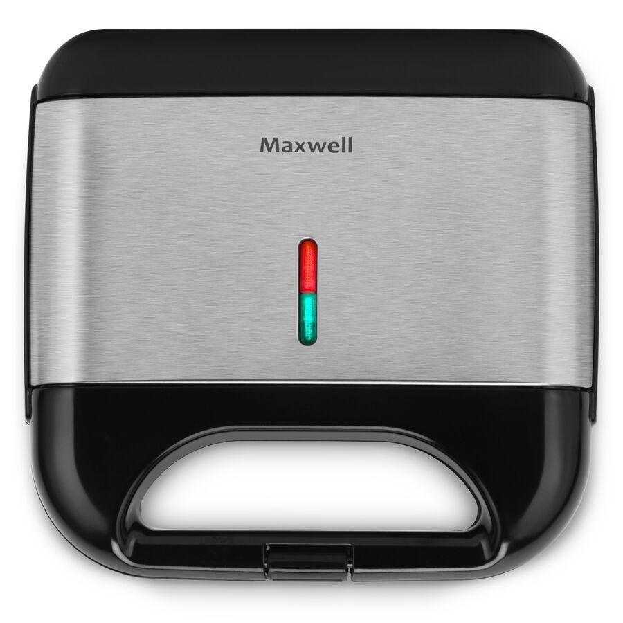 Сэндвичница Maxwell MW-1553 стальной/черный
