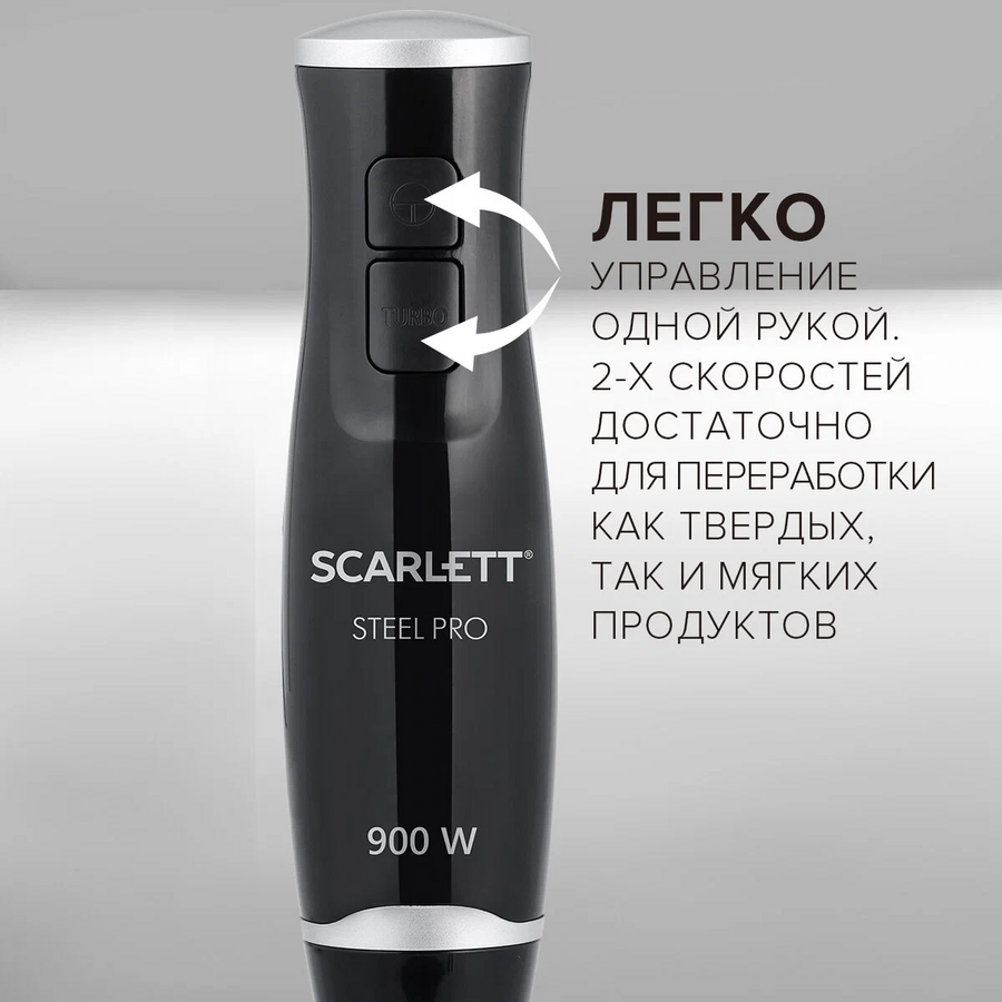 Блендер Scarlett SC-HB42F08 черный