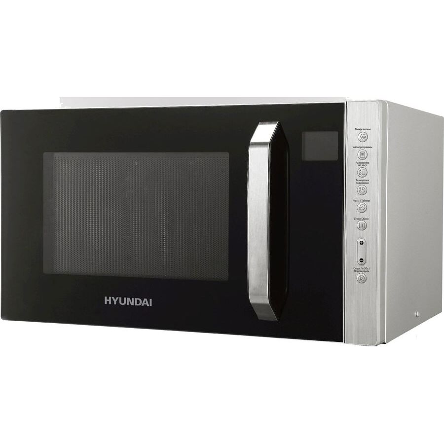 Микроволновая печь Hyundai HYM-M2066 23л. 800Вт, дисплей, серебристый