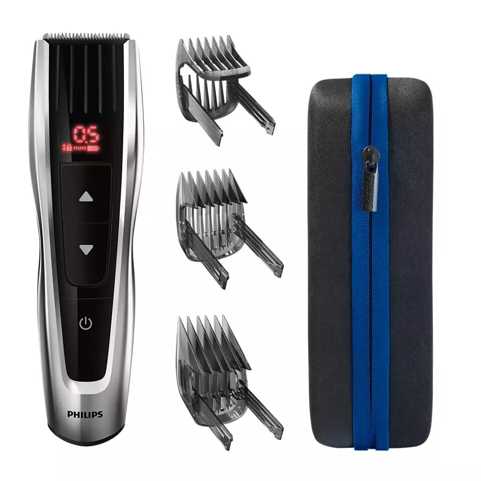 Машинка для стрижки Philips HC9420/15 серебристый/черный
