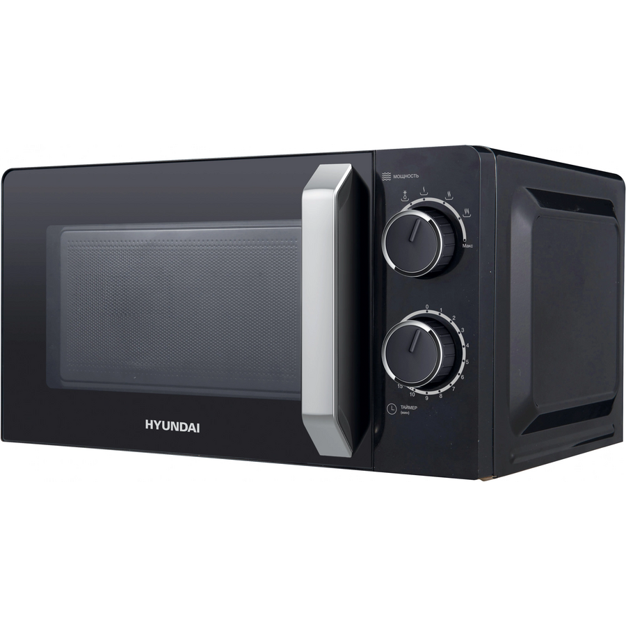 Микроволновая печь Hyundai HYM-M2052 20л. 700Вт черный/серебристый
