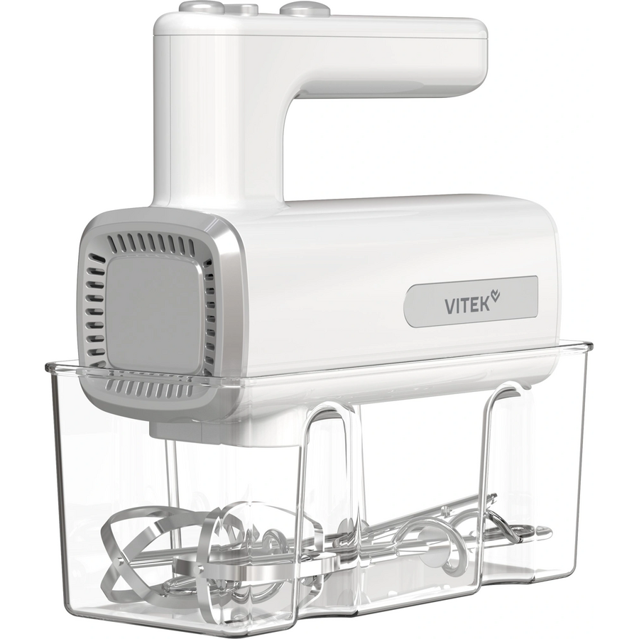 Миксер ручной Vitek VT-HM5005 белый/серебристый