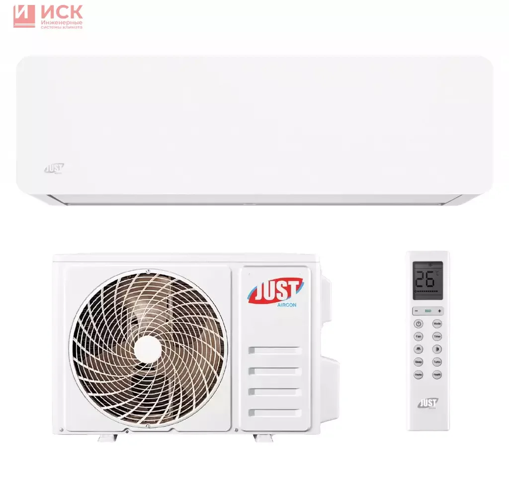 Кондиционер Just AIRCON JAE-24HPSA/MB/JAEO-24HPSA/MB Blanche