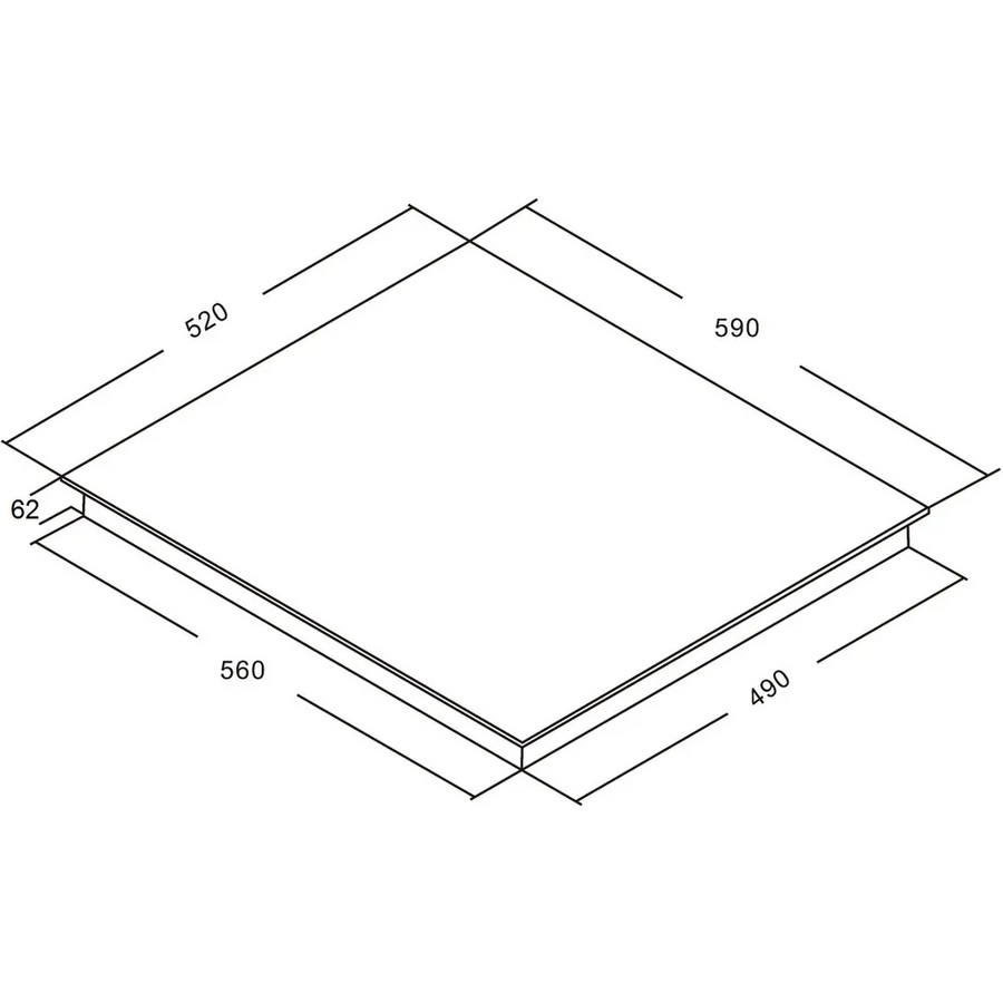 Индукционная поверхность AKPO PIA 6094218FZ BL