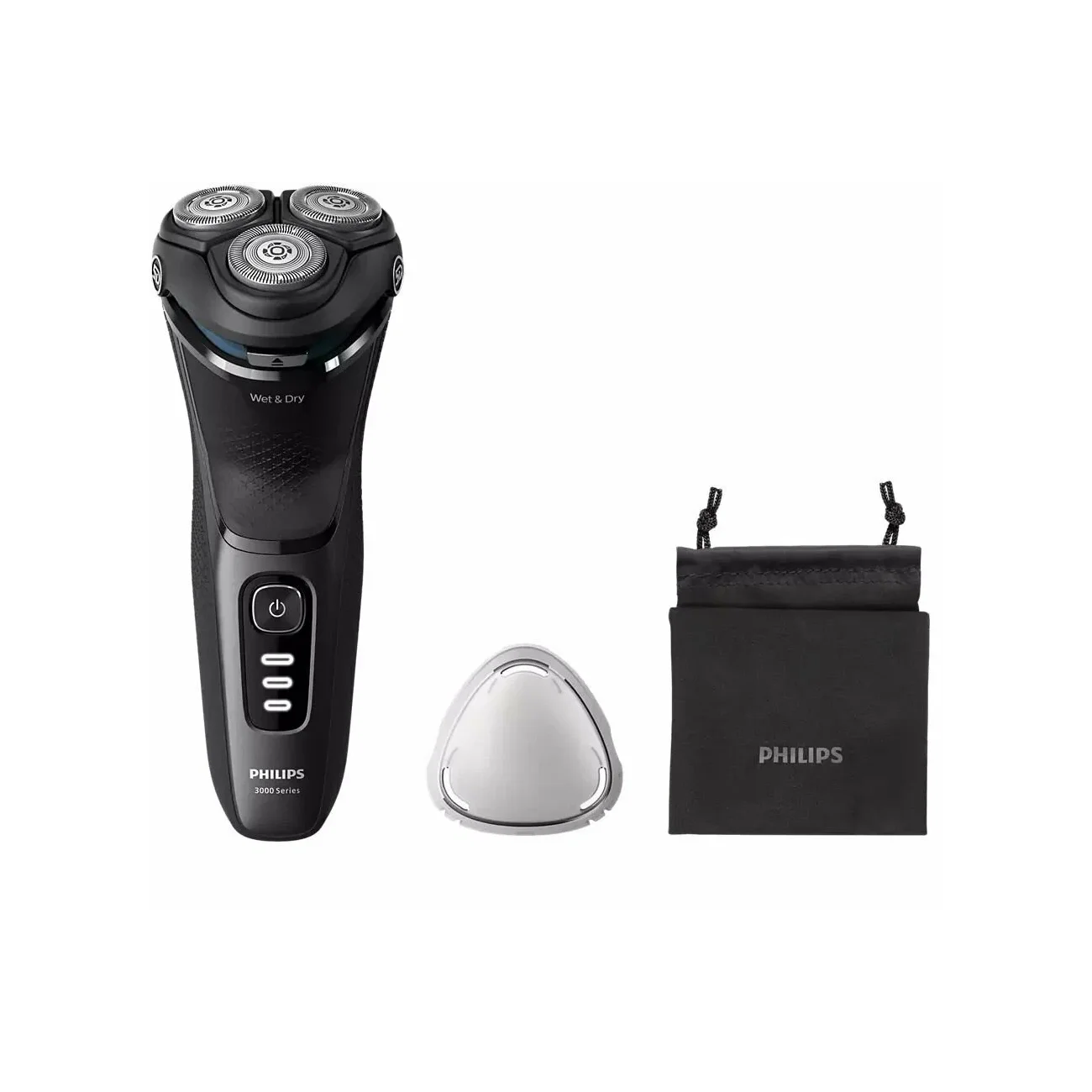 Бритва роторная Philips S3244/12 черный