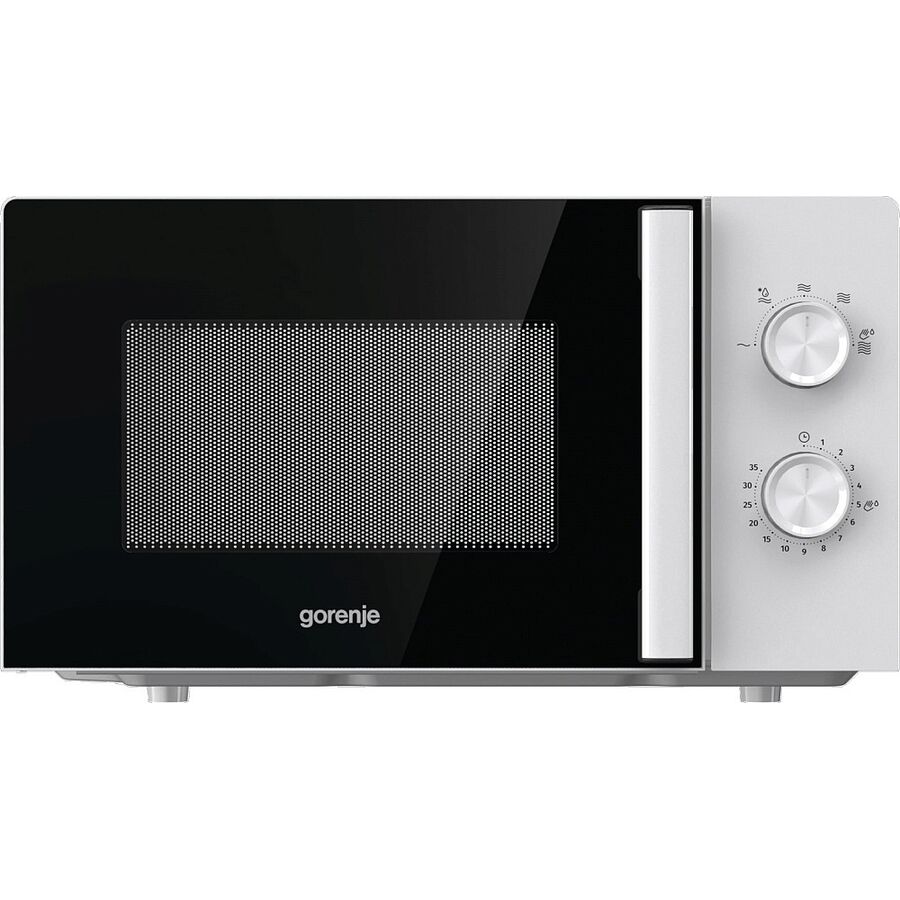 Микроволновая печь Gorenje MO20E1WH 20л, 800Вт, черный/белый