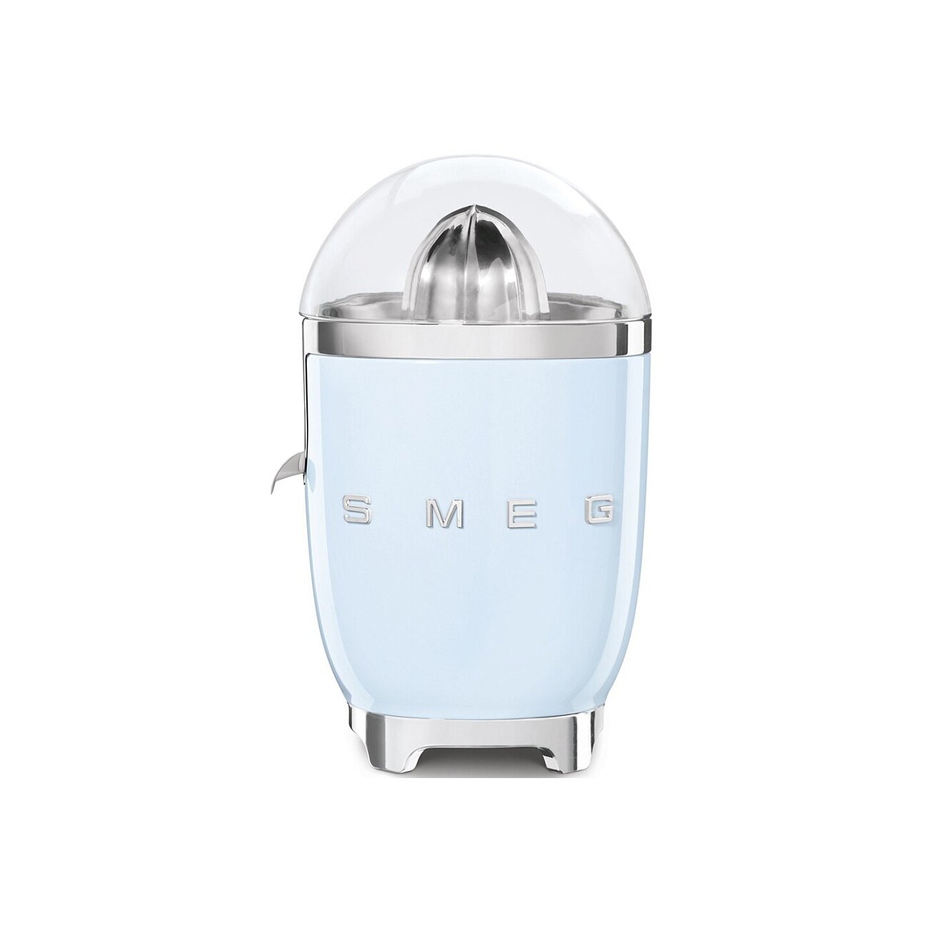 Соковыжималка SMEG CJF11PBEU для цитрусовых, стиль 50-х, ручной отжим, пастельный голубой