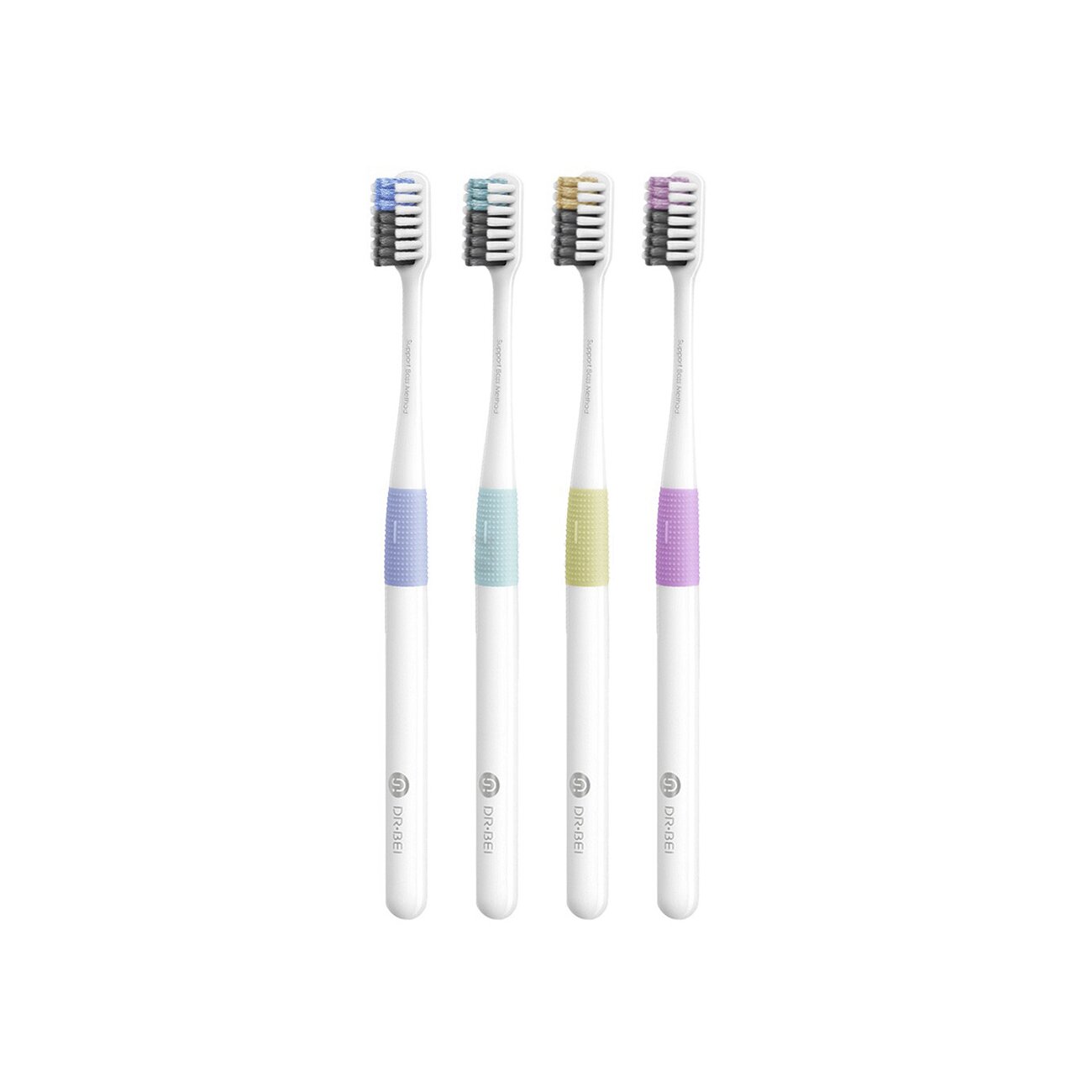 Набор зубных щеток Xiaomi Doctor B Bass Method Toothbrush (4 шт.) (NUN4006RT)
