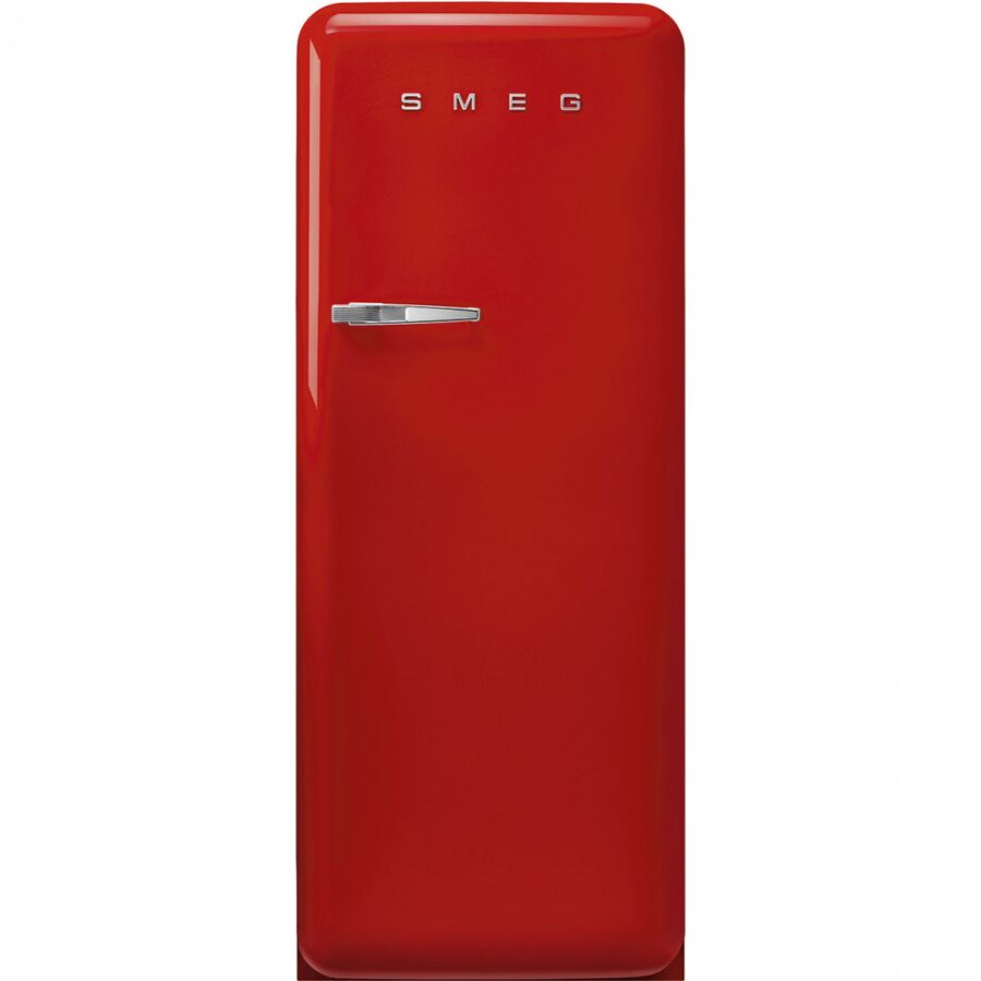 Холодильник SMEG FAB28RRD6 отдельностоящий, стиль 50-х, однокамерный, внутренняя морозильная камера, объем 270л, инверторный компрессор