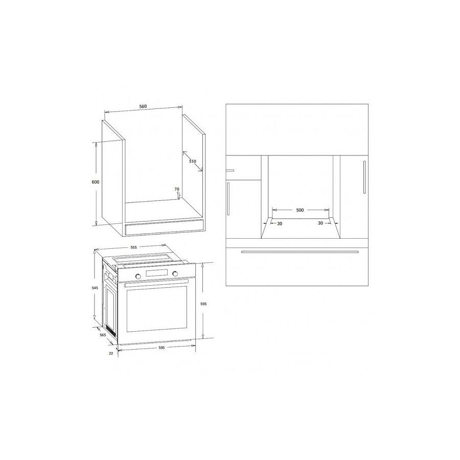Духовой шкаф Korting OKB 370 CMX