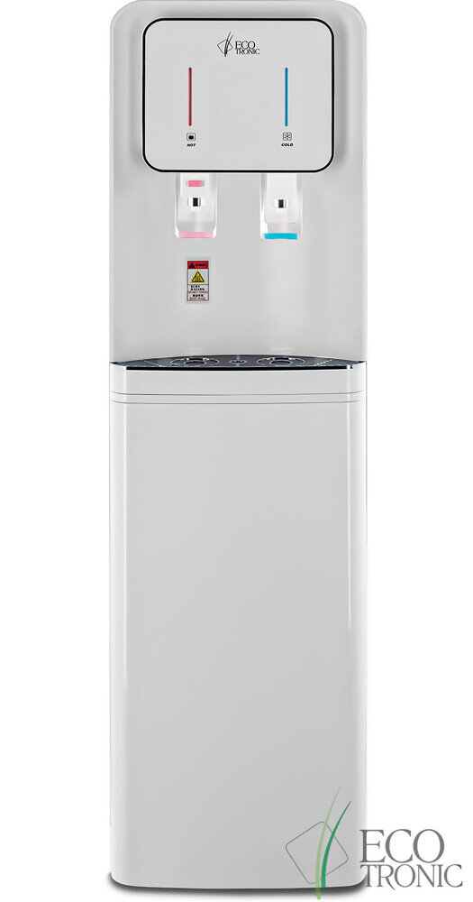 Пурифайер для воды ECOTRONIC A60-U4L напольный, нагрев/охлаждение компрессорное, 2 крана, белый