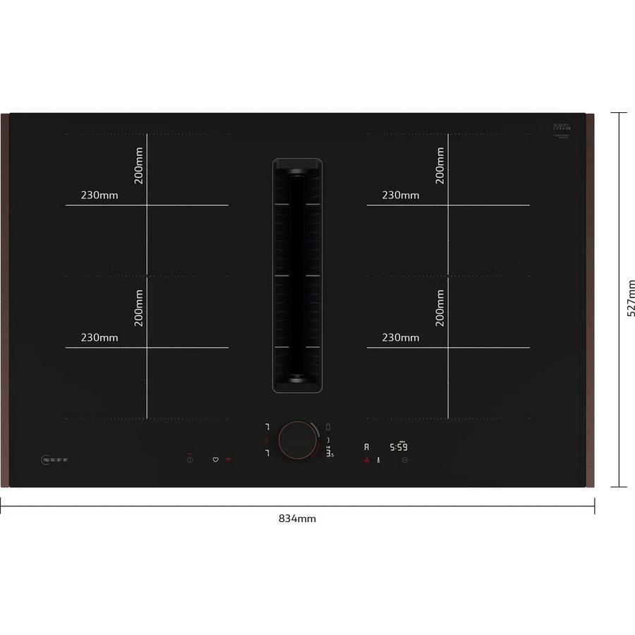 Варочная поверхность Neff V68YYX4B0 черный