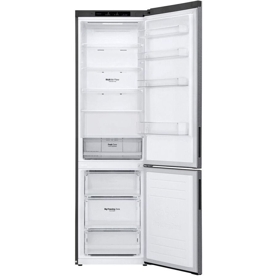 Холодильник LG GA-B509CLCL графит двухкамерный 203x59.5x68.2см Общий объем холодильной камеры 384 л Общий объем морозильной камеры 107 л Морози