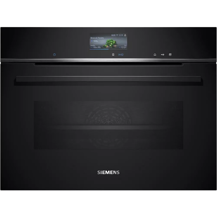 Духовой шкаф Siemens CS736G1B1 черный с паром