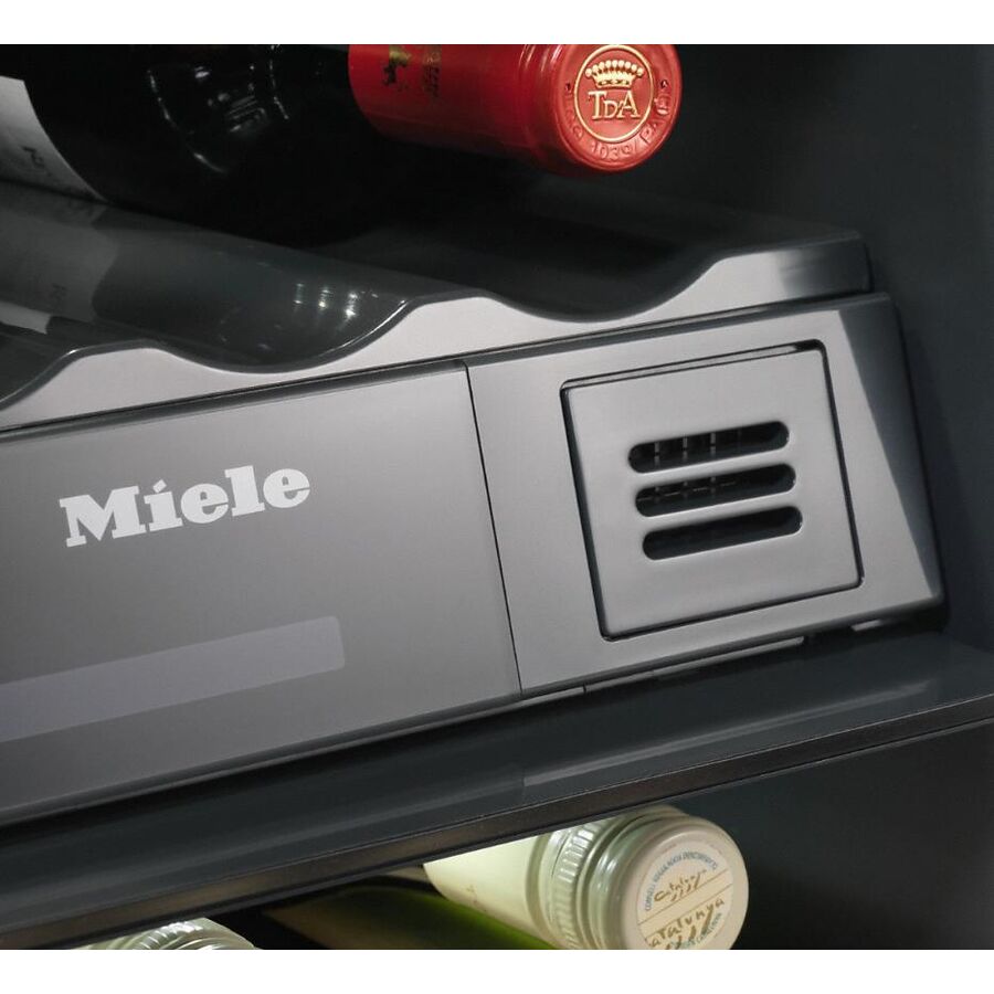Встраиваемый винный шкаф Miele KWT 6321 UG черное тонированное стекло
