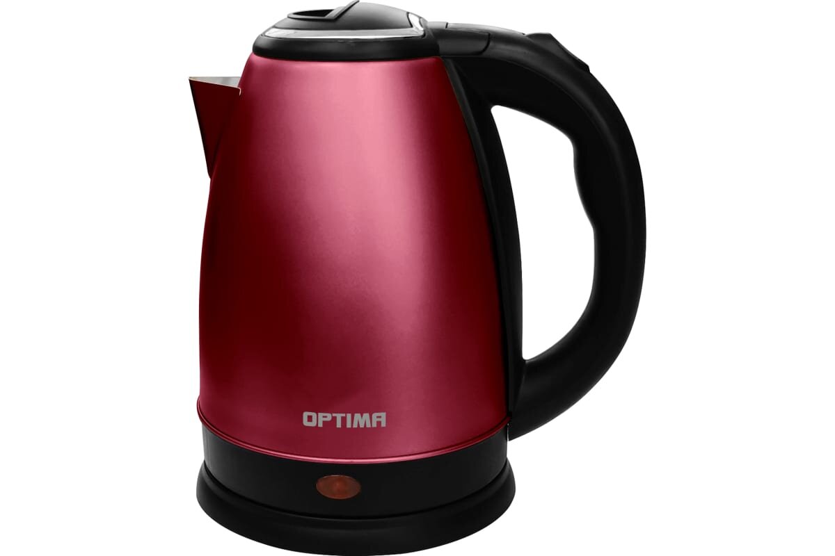 Электрочайник OPTIMA EK-1808SS вишневый матовый
