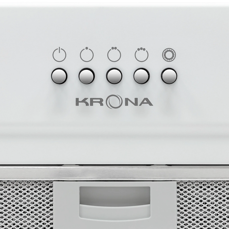 Вытяжка Krona Kate 600 White PB V2