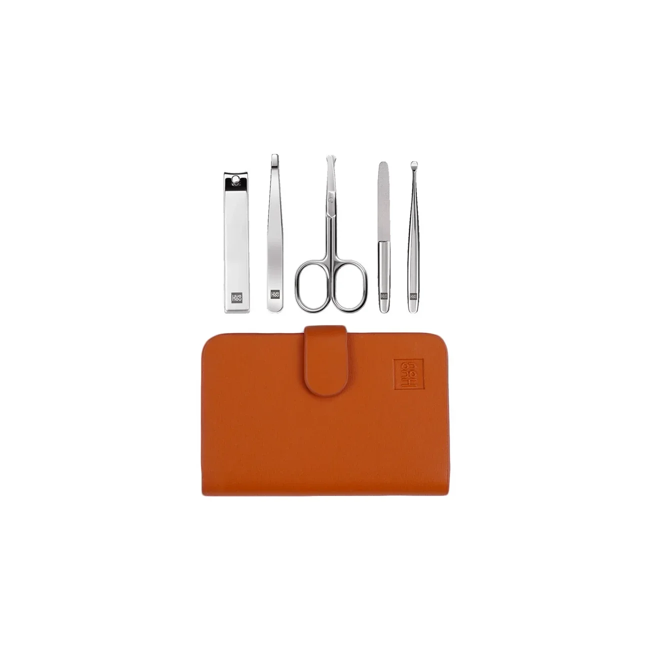 Маникюрный набор Xiaomi HuoHou (5 предметов) коричневый HU0061
