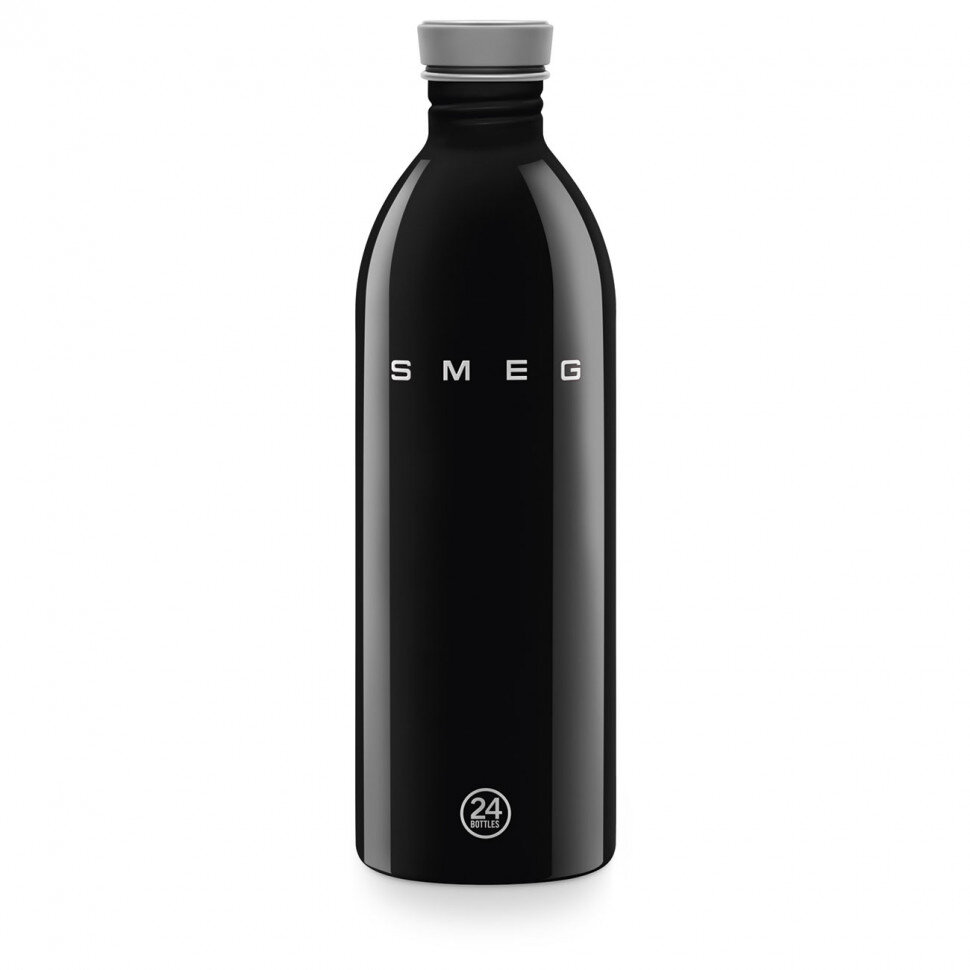 Термобутылка SMEG WBF02BL стиль 50-х гг, объем 1000мл, поддержание тепла до 12 часов, черный