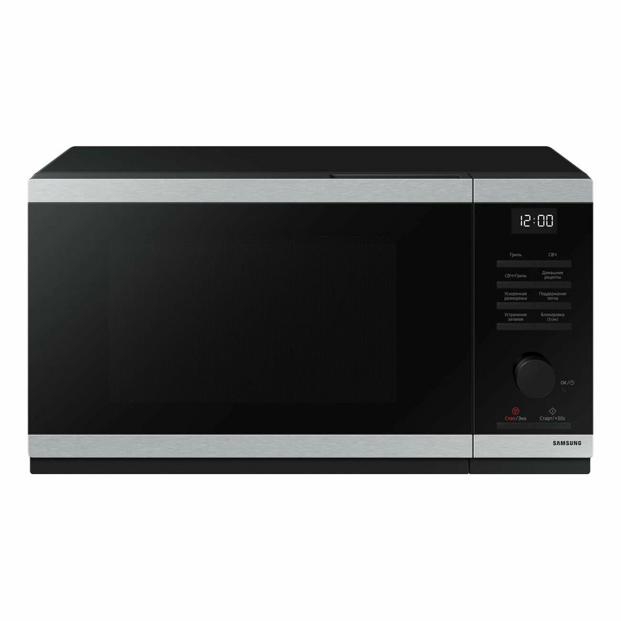 Микроволновая печь Samsung MG23DG4524ATBW нерж/черный