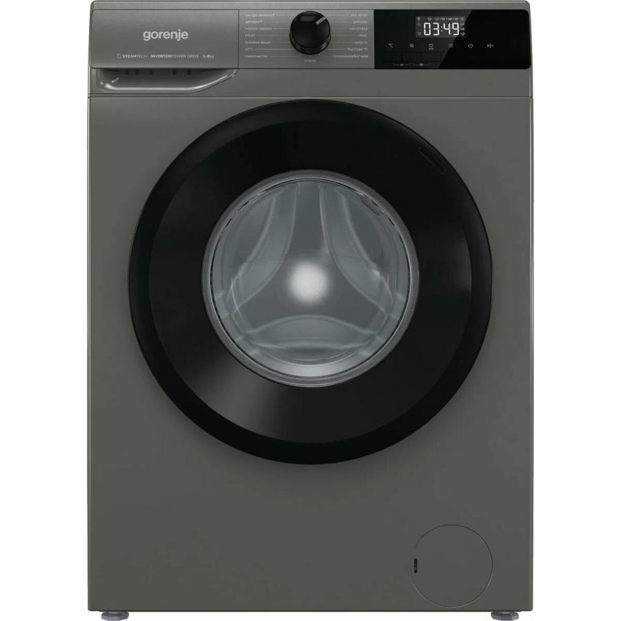 Стиральная машина Gorenje WNHPI84AS/AR темно-серый