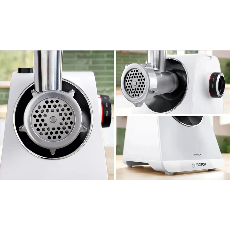 Мясорубка Bosch MFWS607W белый