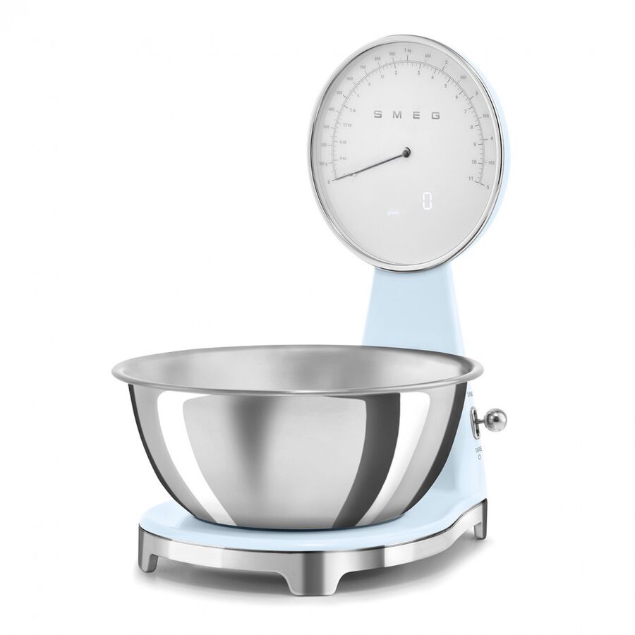 Весы кухонные SMEG KSF01PBWW пастельно-голубой
